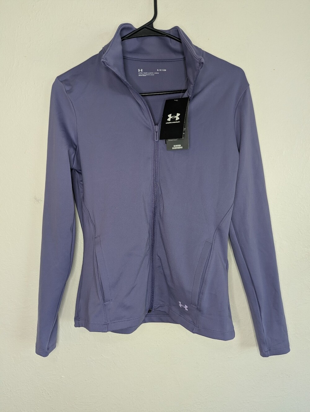 NWT Under Armour Motion Zip Up Jacket Women's Size S